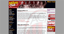 Desktop Screenshot of milanclub.it